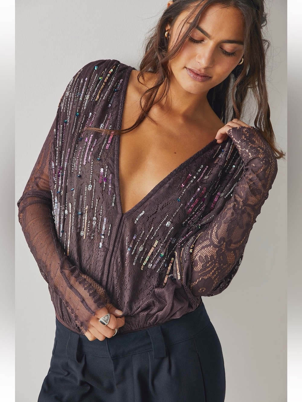 Free People Business As Usual Bodysuit